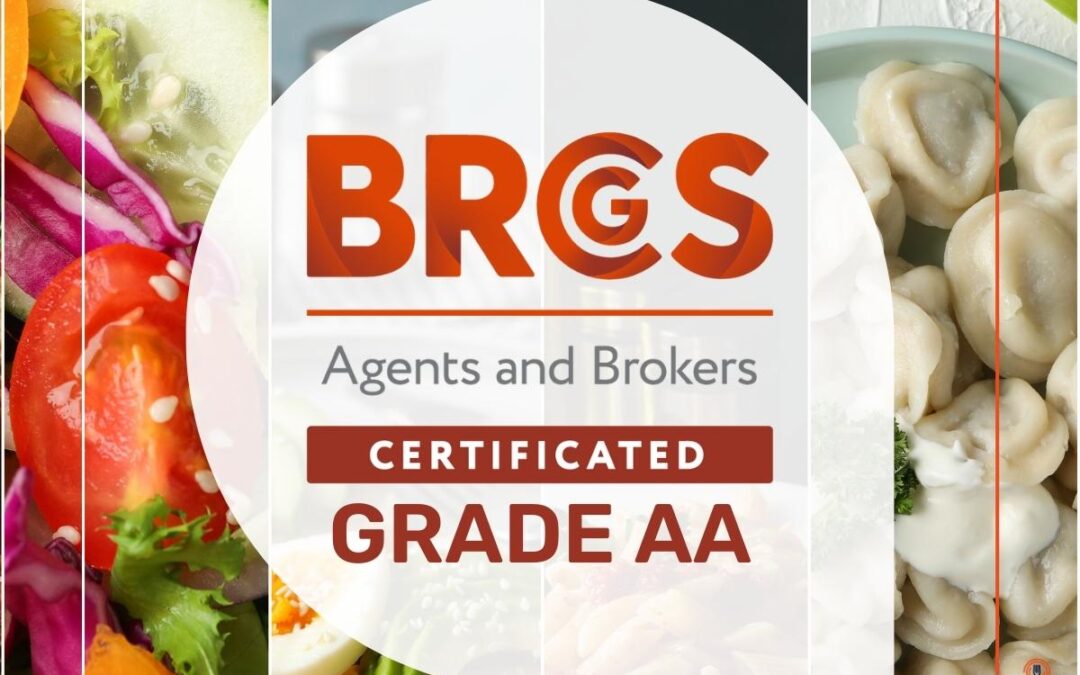 Awarded BRCGS Grade AA Certification