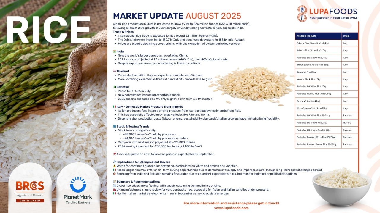 Updated Rice Market Update: Rice | Lupa Foods
